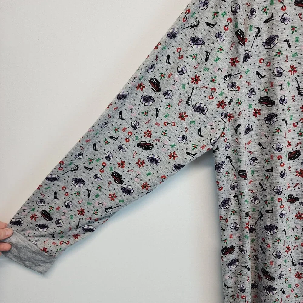 Savage X Fenty Mens Holiday Jumper Pajamas Size M Long Johns Open Back One Piece
